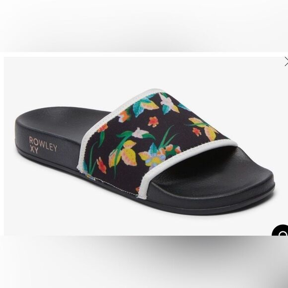 Roxy Shoes - ROWLEY x ROXY Slippy Neo Slider Sandals - Size See Measurements  (est size 6)